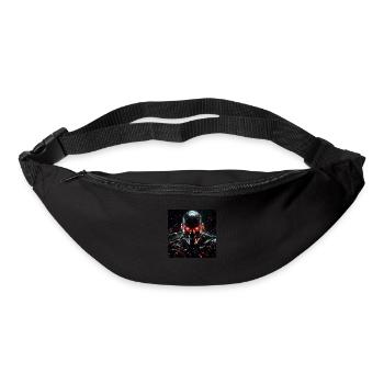 Cyborg with red eyes and claws - Bum bag - black - Front
