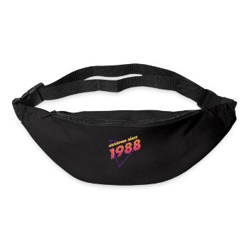 Rétro - Awesome since 1988 - Sac banane - noir - Devant