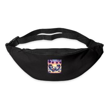 Gato Loco Surf Cats Hamac Chats dans Hamac - Sac banane - noir - Devant