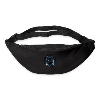 Chat noir - Sac banane - noir - Devant