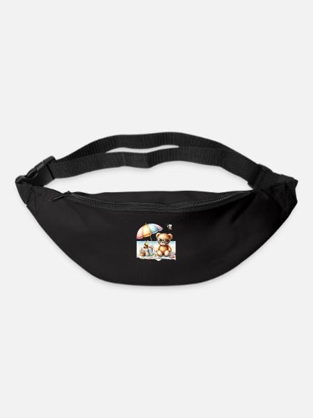 Am Strand - Gürteltasche - Schwarz