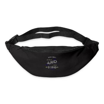 gift swimmer geek swim hoodies and sweatshirts - Bum bag - black - Front
