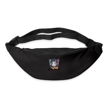 Casque / Audio / Musique / Son / Cool - Sac banane - noir - Devant