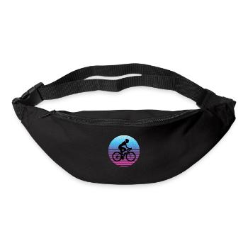 Fahrradfahren Radeln Herren Mountainbike - Gürteltasche - Schwarz - Vorne