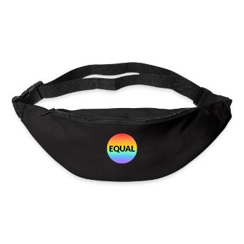 GLEICHER LGBT-PRIDE-MONAT - Gürteltasche - Schwarz - Vorne