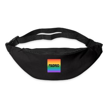 Schwules Madrid - Gürteltasche - Schwarz - Vorne