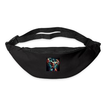 Culturisme - Sac banane - noir - Devant