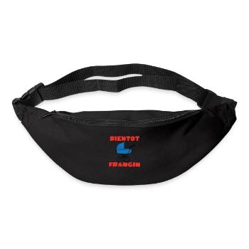 BIENTOT FRANGIN - Sac banane - noir - Devant