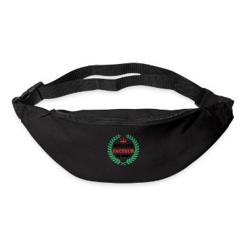 MEILLEUR FACTEUR DU MONDE - Sac banane - noir - Devant