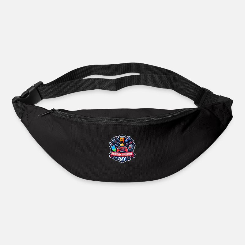 Ich wünsche Ihnen einen tollen Tag! - Gürteltasche - Schwarz