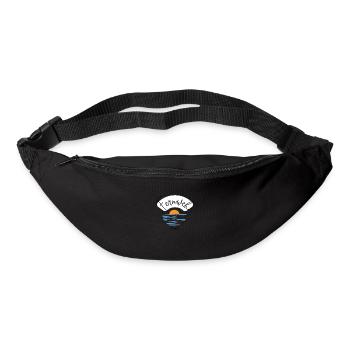 Experience Wanderlust - Plane - Travel - Beach - Bum bag - black - Front