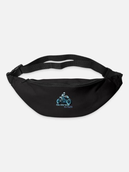 Biker Skeleton 06 2024 A 02 - Bum bag - black