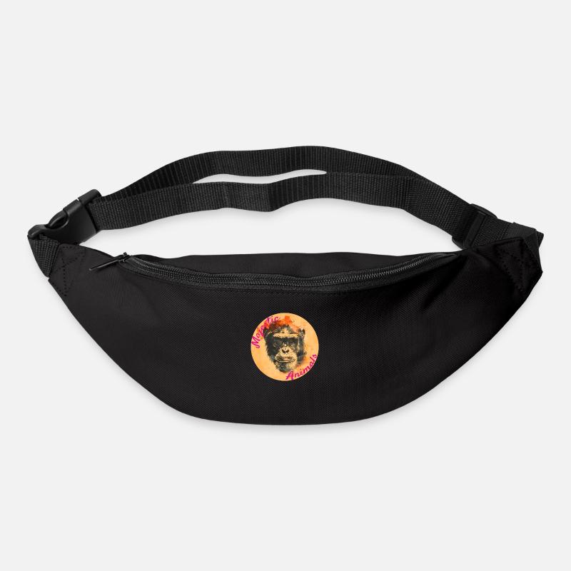 Majestic Animals: Clever Monkey - Bum bag - black