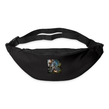 Rocket in Nature - Gürteltasche - Schwarz - Vorne