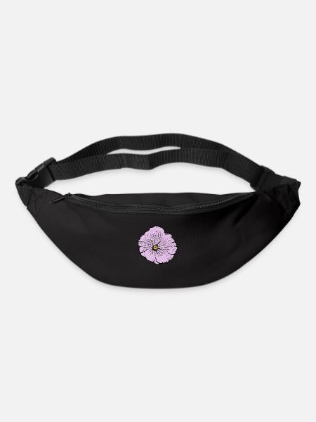 Blume pastell Blume Blumen pastell Blumen flieder - Gürteltasche - Schwarz
