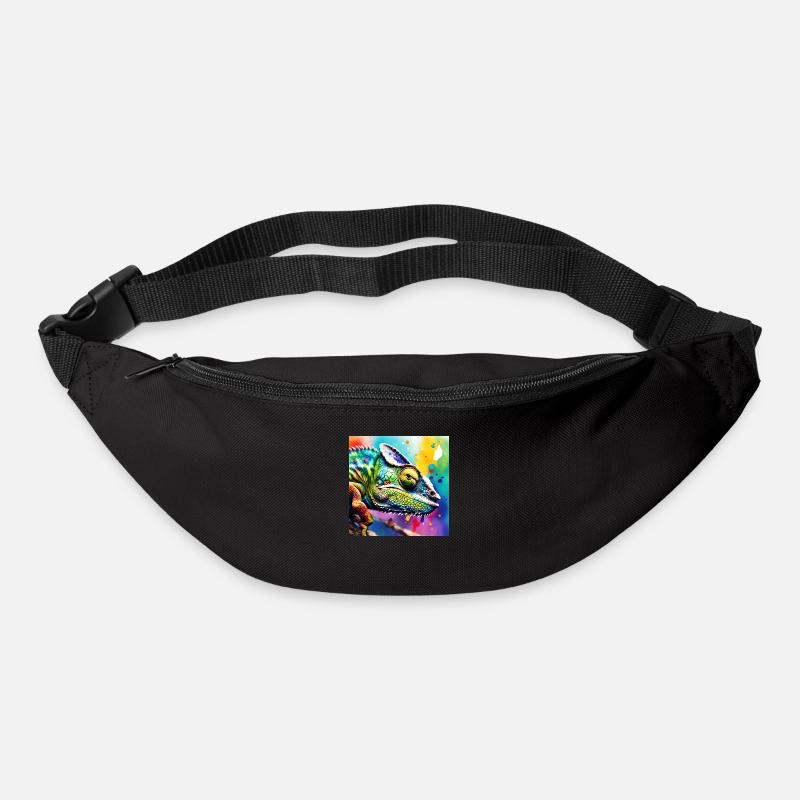 Couleur caméléon - Sac banane - noir