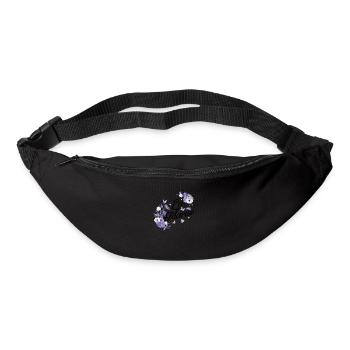 The Purple Floral Bride - Bum bag - black - Front