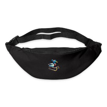 Coole Ente Winter - Gürteltasche - Schwarz - Vorne