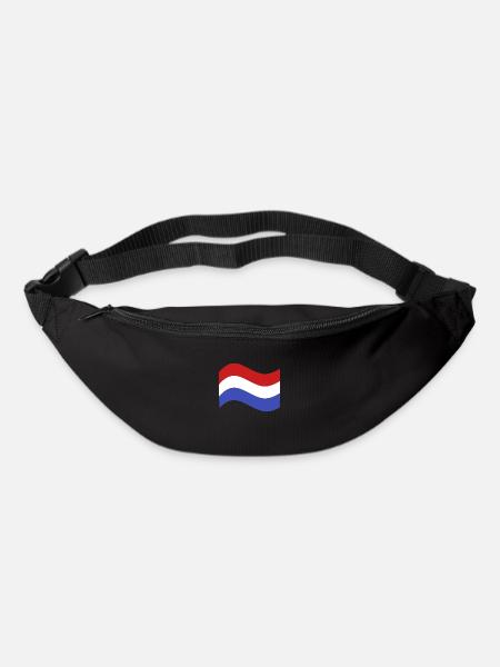 Netherlands Flag - Bum bag - black