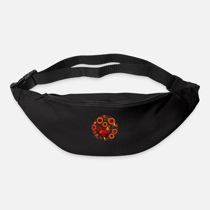 Huhn - Gürteltasche - Schwarz