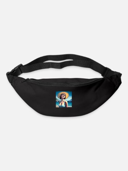 Das Modell am See - Gürteltasche - Schwarz