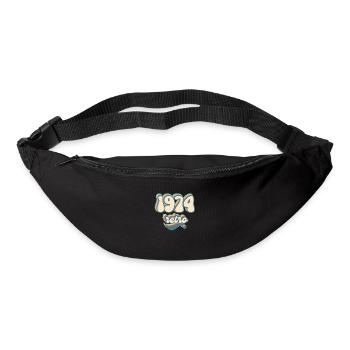1974 Retro Geschenkidee - Gürteltasche - Schwarz - Vorne
