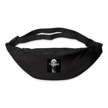 La nonne techno - Rave Design Supprised - Sac banane - noir - Devant
