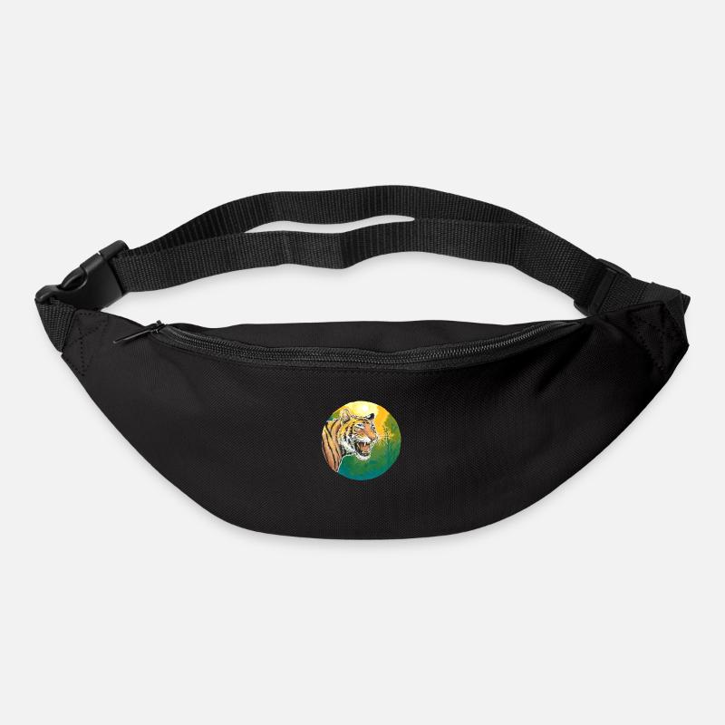 Tigre - Sac banane - noir