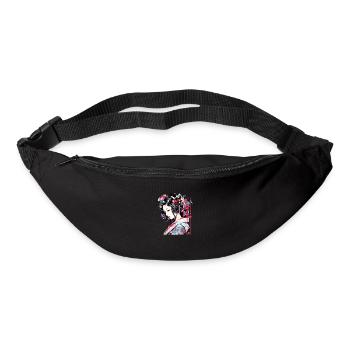 Japanese Woman Portrait Geisha Tradition Culture A - Bum bag - black - Front
