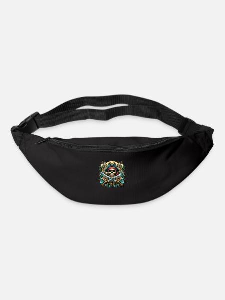 Pirate Logo - Sac banane - noir