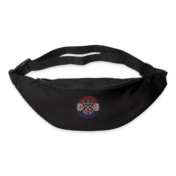 Kroatien hrvatska kroatien europa zagreb glagoljica - Gürteltasche - Schwarz - Vorne