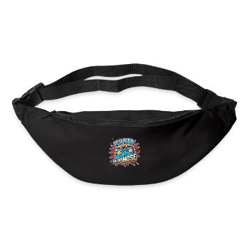 Spruch ich hab einer in der hose - Gürteltasche - Schwarz - Vorne