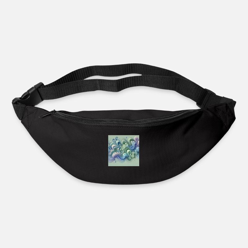 Flowing harmony - Bum bag - black