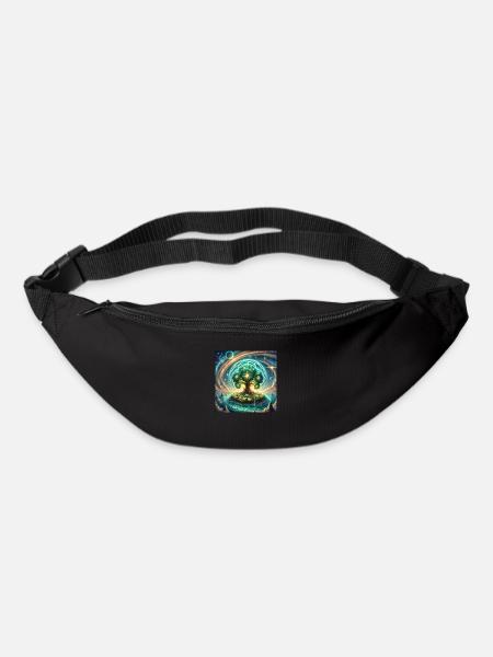 Licht im Ozean - Gürteltasche - Schwarz