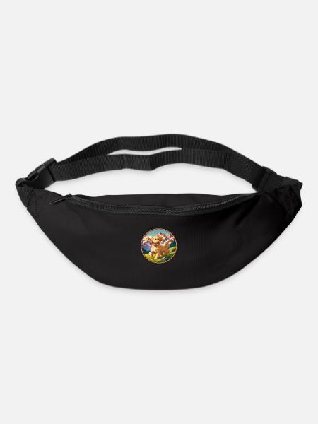 Golden Doodles Mountains Vitage - Bum bag - black