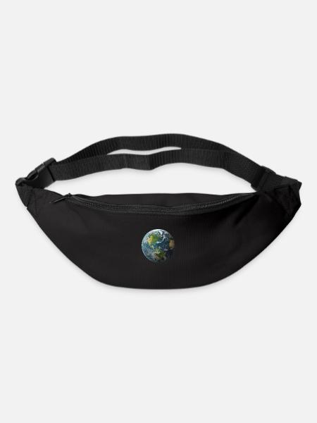 Erde - Gürteltasche - Schwarz
