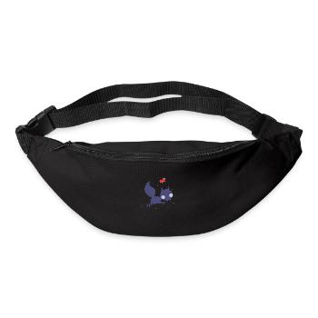 The fox cub and the butterfly - Bum bag - black - Front