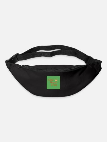 Un jour à la fois – T-shirt pour une santé mentale positive - Sac banane - noir
