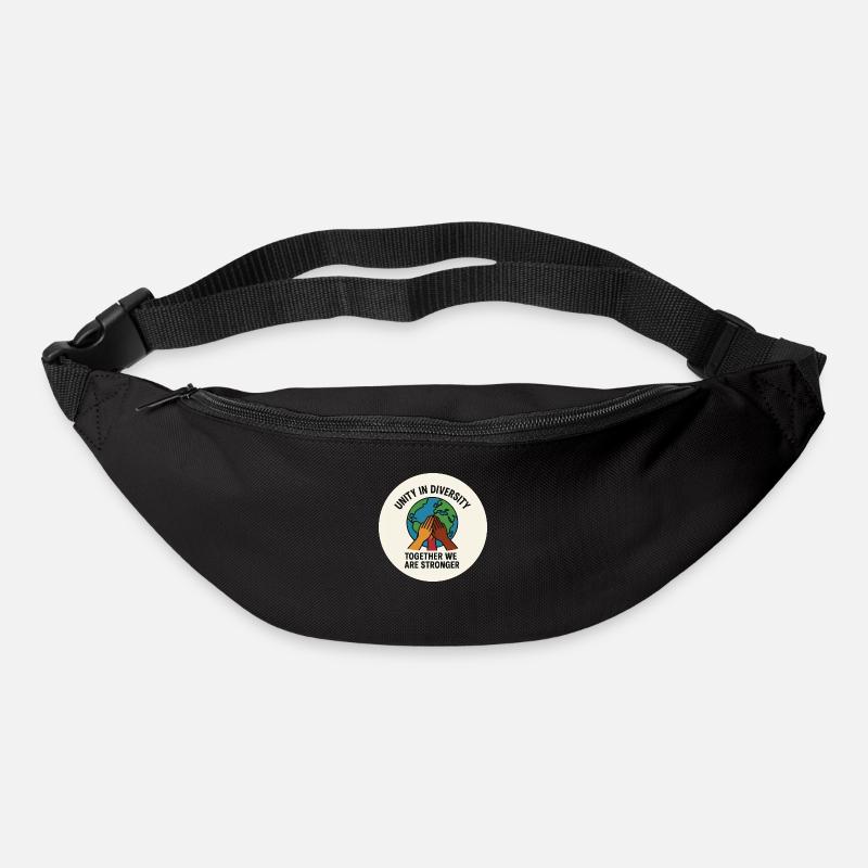 UNITÉ DANS LA DIVERSITÉ - Sac banane - noir