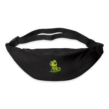 Chamäleon – bunt & bezaubernd - Gürteltasche - Schwarz - Vorne