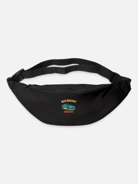 Wer bremst Verliert - Gürteltasche - Schwarz
