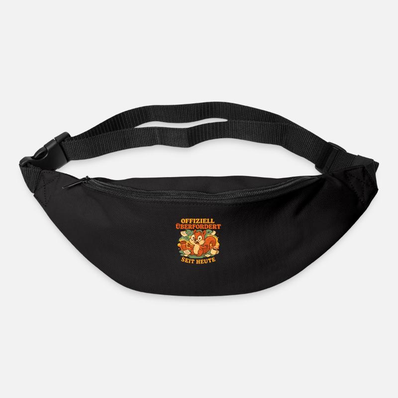 Offiziell überfordert - Gürteltasche - Schwarz