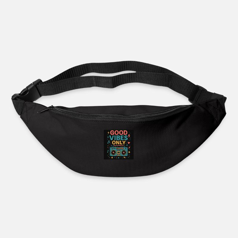 Nur Vibes - Gürteltasche - Schwarz