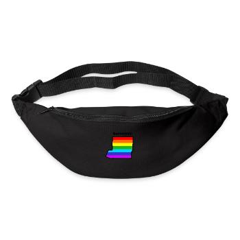 koreatown L.A. arc-en-ciel - Sac banane - noir - Devant