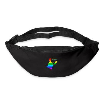 San Pedro, Regenbogen - Gürteltasche - Schwarz - Vorne