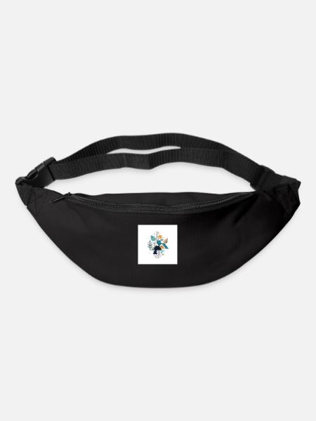 Moderne Natur - Gürteltasche - Schwarz