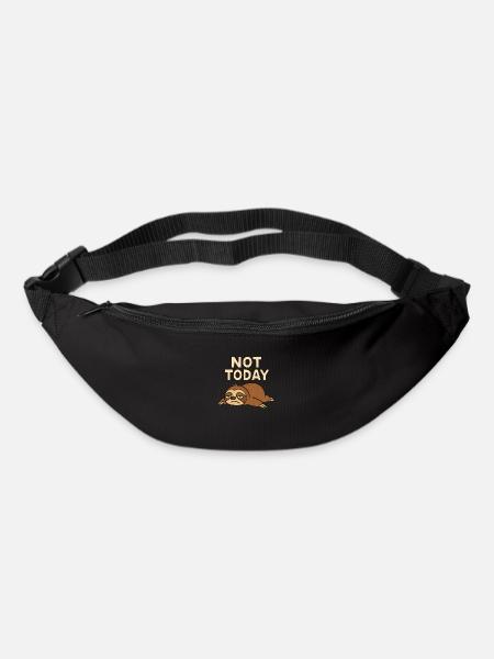 Nicht heute - Gürteltasche - Schwarz