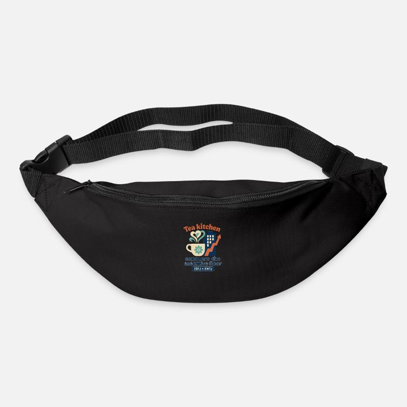 ISFJ × ENTJ: "Tea Kitchen Conquers Boardroom." - Bum bag - black