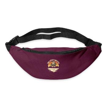 Echse Gator - Gürteltasche - Burgunderrot - Vorne