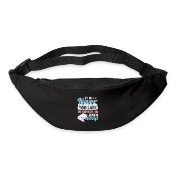 Making soap - Bum bag - black - Front